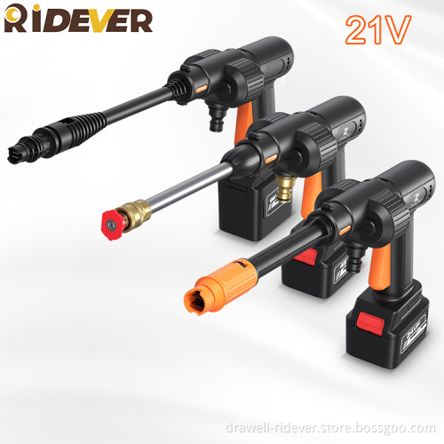 Ridever Car Washer Commercial Wireless 21V Lithium Battery 20000MA Auto Car Washer Machine